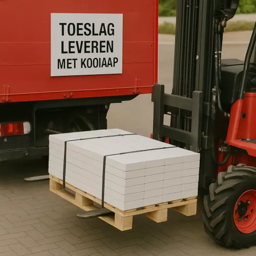 Toeslag kooiaap zending per afleveradres